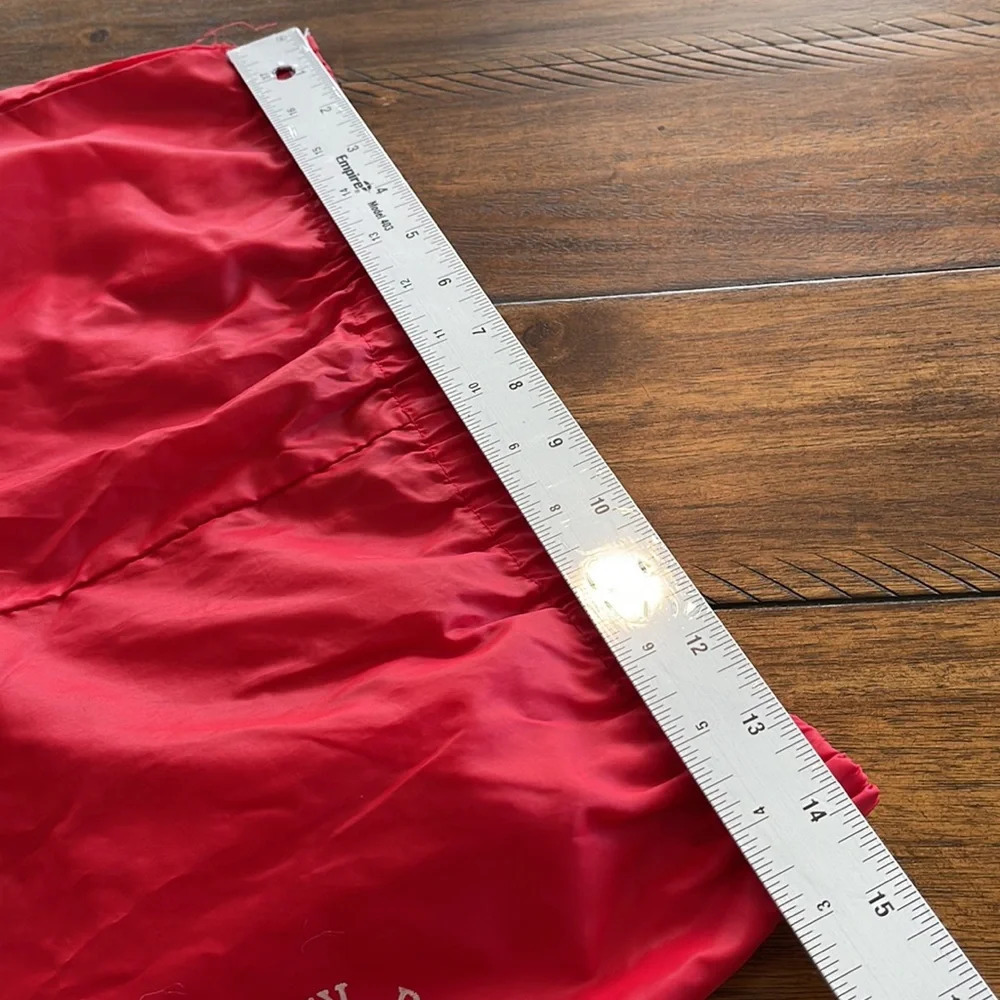 Vintage Ralph Lauren Swishy red track jogger windbreaker nylon pants small 90s - Picture 8 of 16